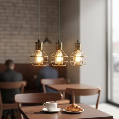 hallway hanging light black