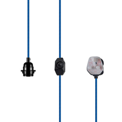 Industrial hanging 4m Plug in Pendant Light Fit~4065
