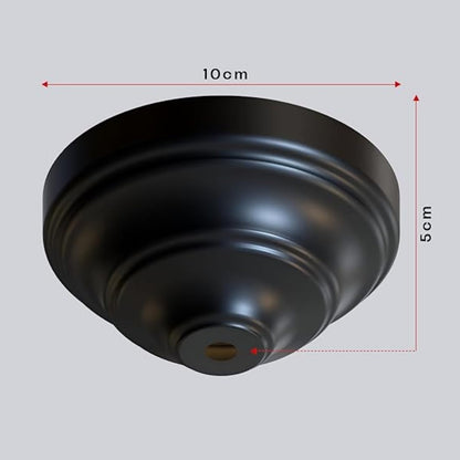 round metal pendant canopy