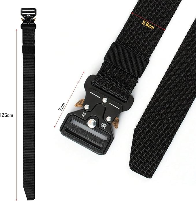 Mens Tactical Military Belts Adjustable Heavy Duty Nylon ~ 4027
