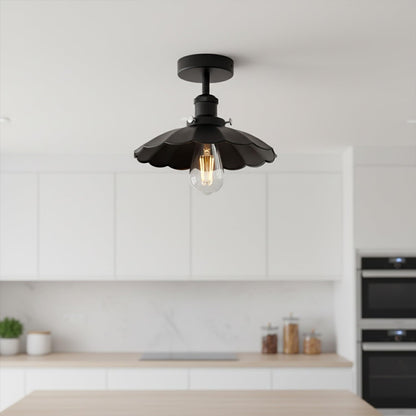 Vintage Semi Flush Mount 22cm shade Ceiling Light~4141