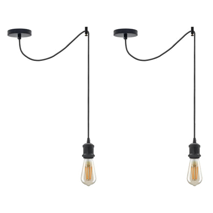 island lighting black ceiling