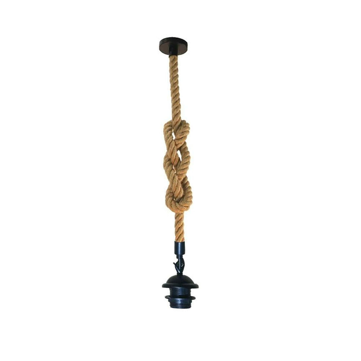 Hemp Ceiling Pendant Light Fitting E27 Lamp~4109