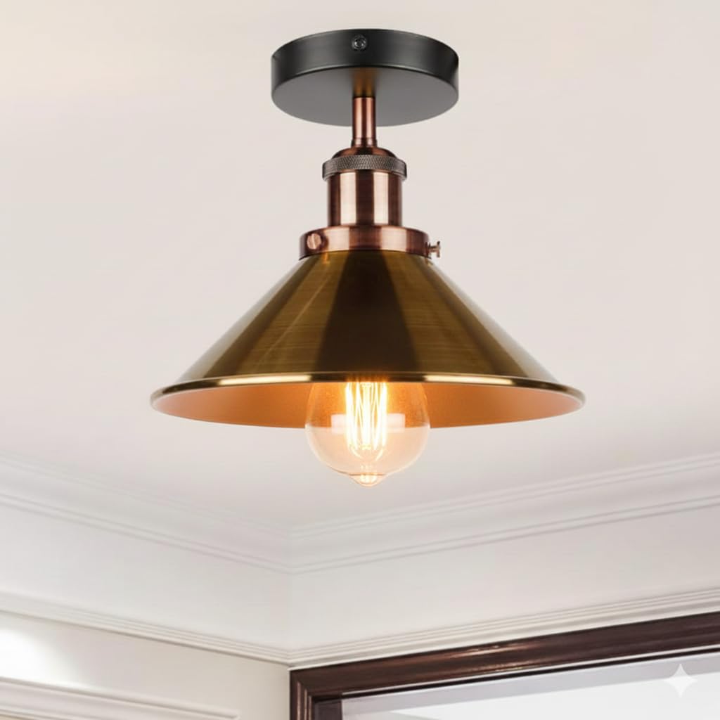 farmhouse rustic ceiling semi