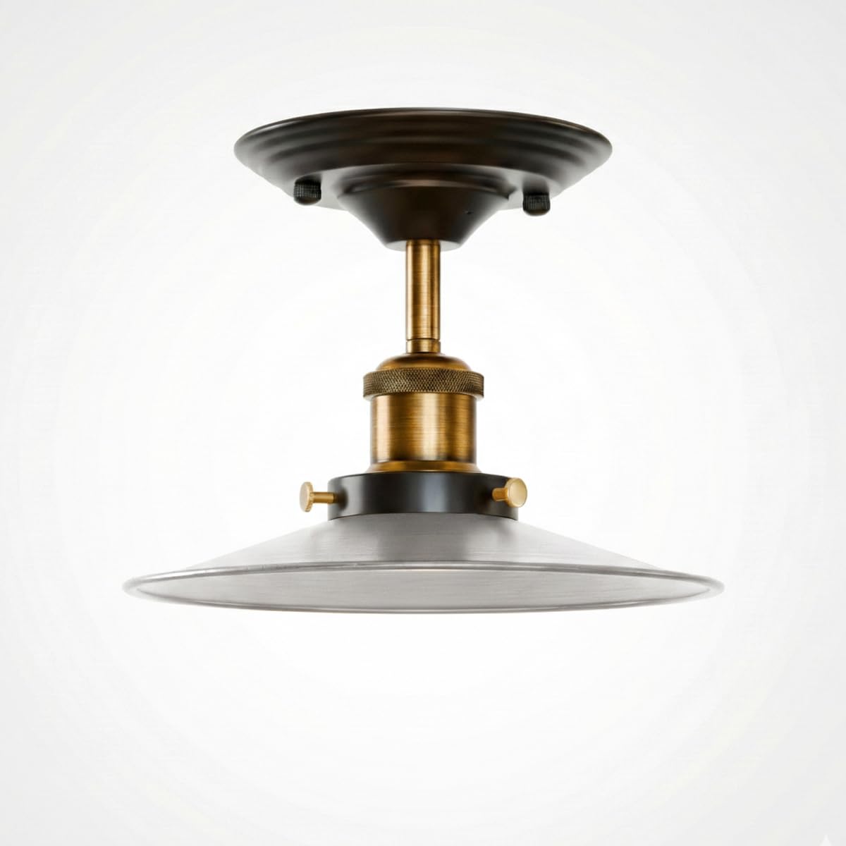 Industrial Semi Flush Mount LED Ceiling Light~4047