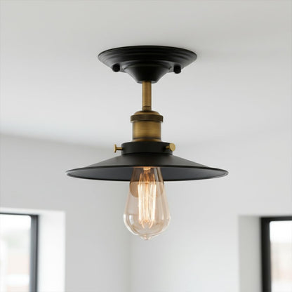 Industrial Semi Flush Mount LED Ceiling Light~4047