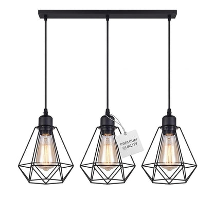 black shade lampshade ceiling
