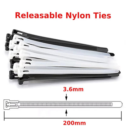 reusable nylon cable ties