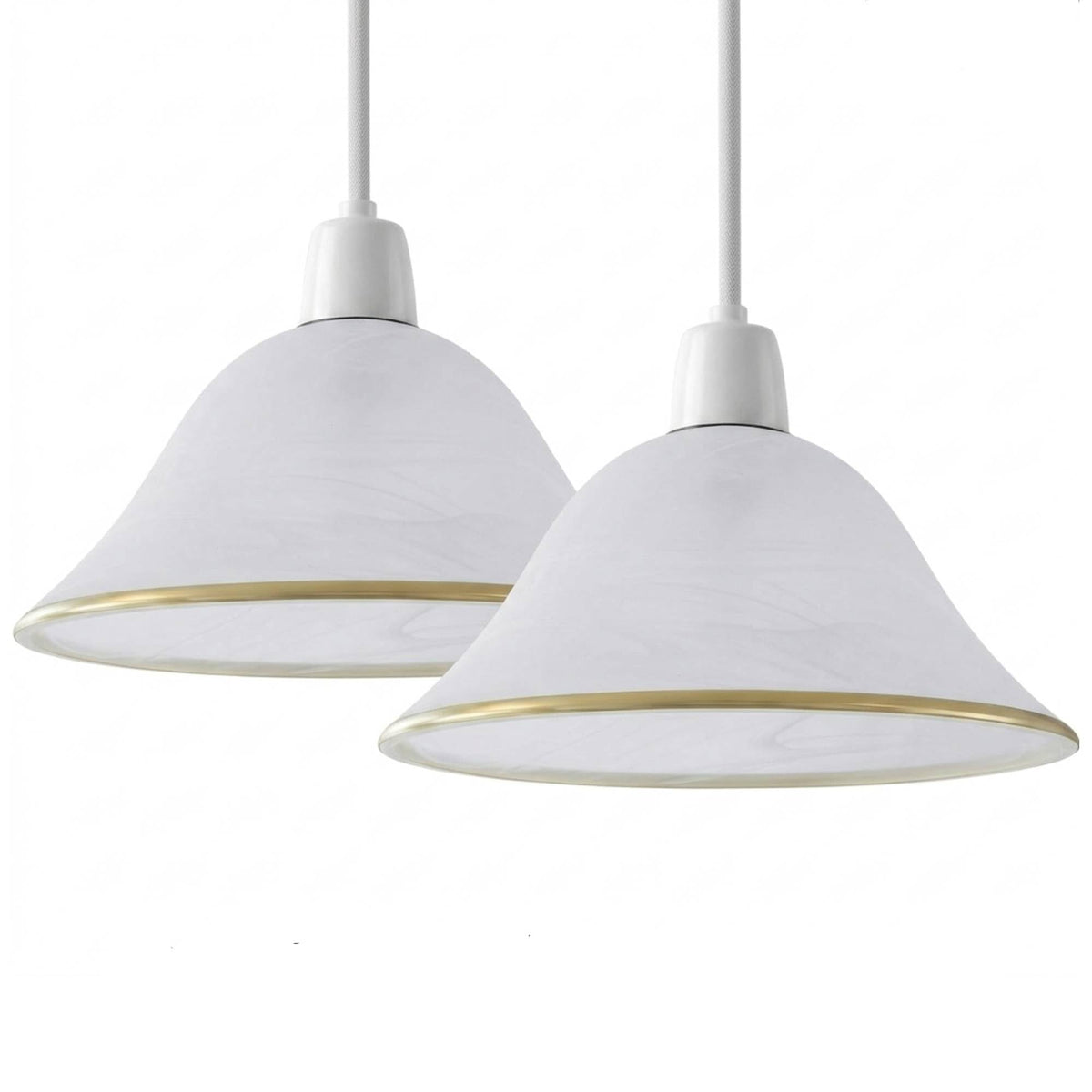 pendant glass lampshade lamp