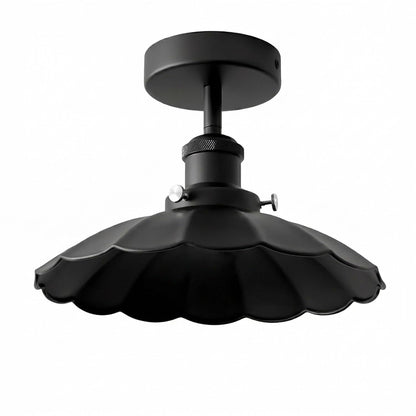 Vintage Semi Flush Mount 22cm shade Ceiling Light~4141