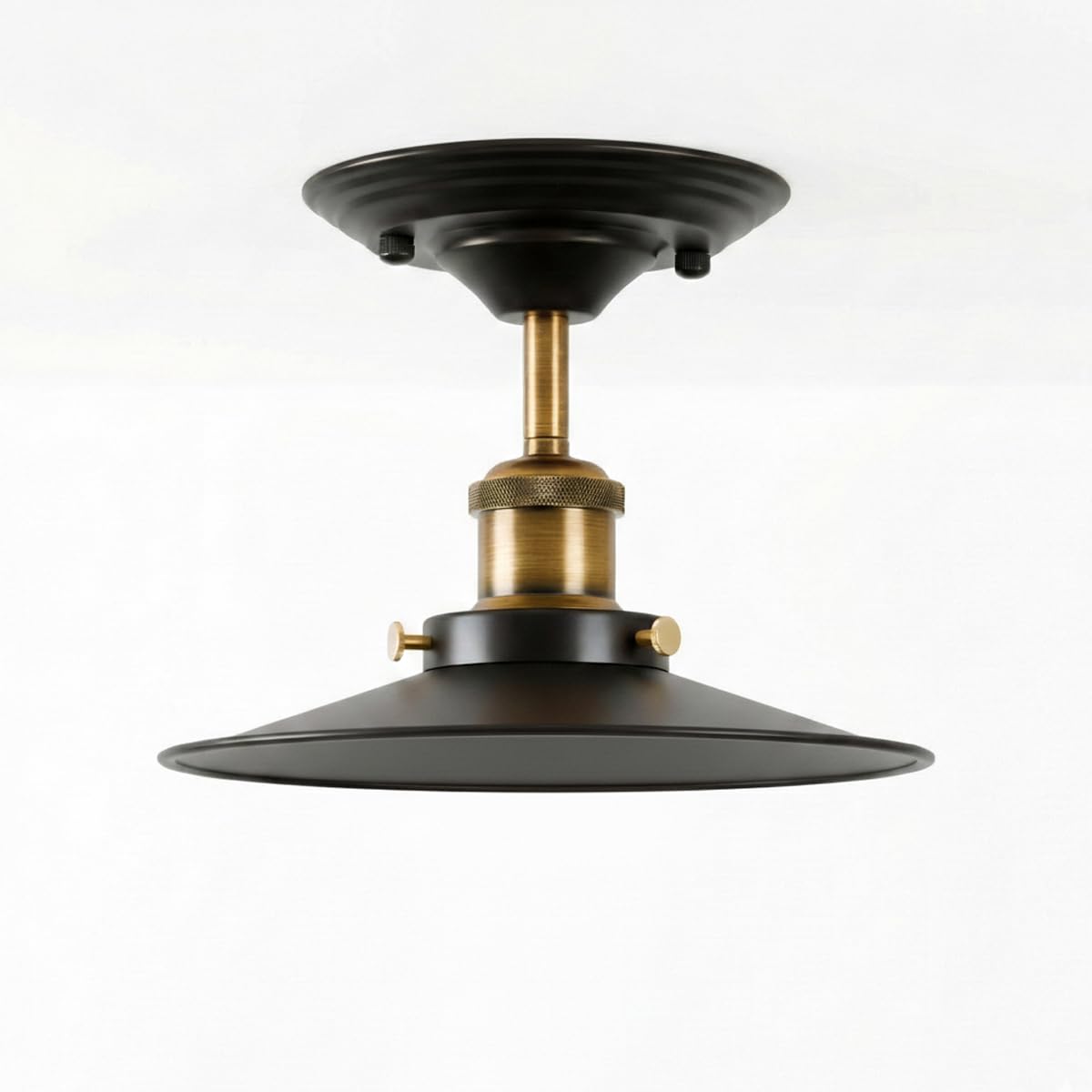 Industrial Semi Flush Mount LED Ceiling Light~4047