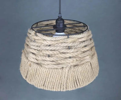 hemp hanging lights