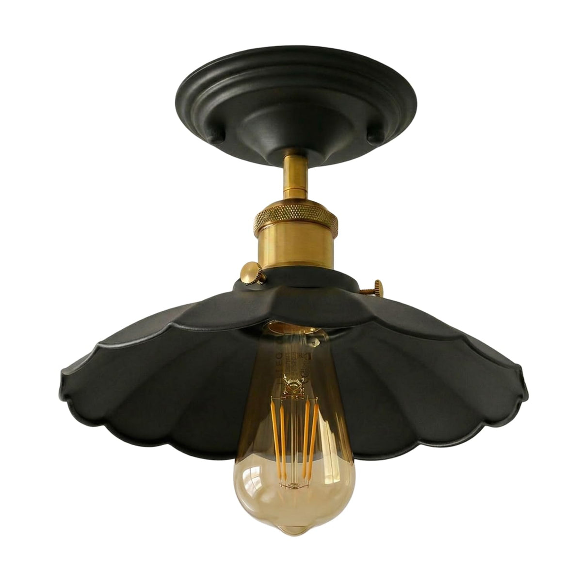 Industrial Semi Flush Mount E27 Ceiling mount Fitting~4039