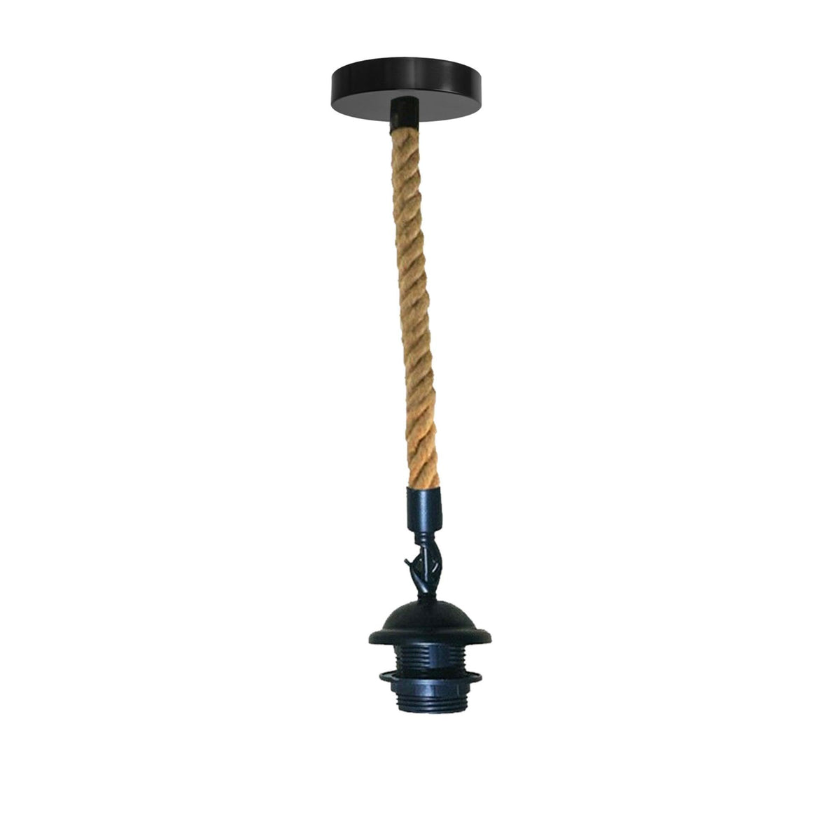 Hemp Ceiling Pendant Light Fitting E27 Lamp~4109