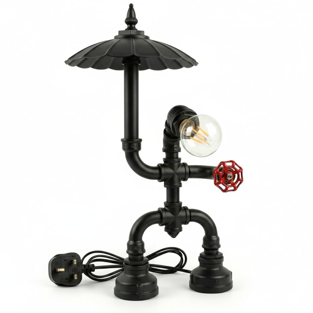 steampunk table light lamp