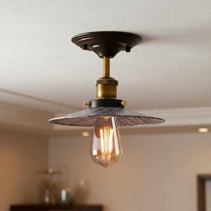 Flush Mount Metal Ceiling Lights Fixtures E27 Base ~4081