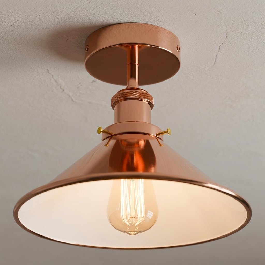black vintage ceiling light