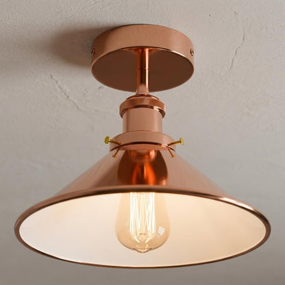 black vintage ceiling light