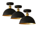 3 Pack Industrial Semi Flush Mount E27 Ceiling Light~4088