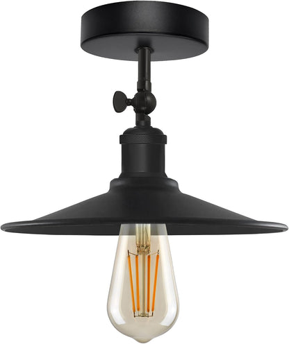 Retro E27 Base Adjustable Metal Ceiling Light~4046