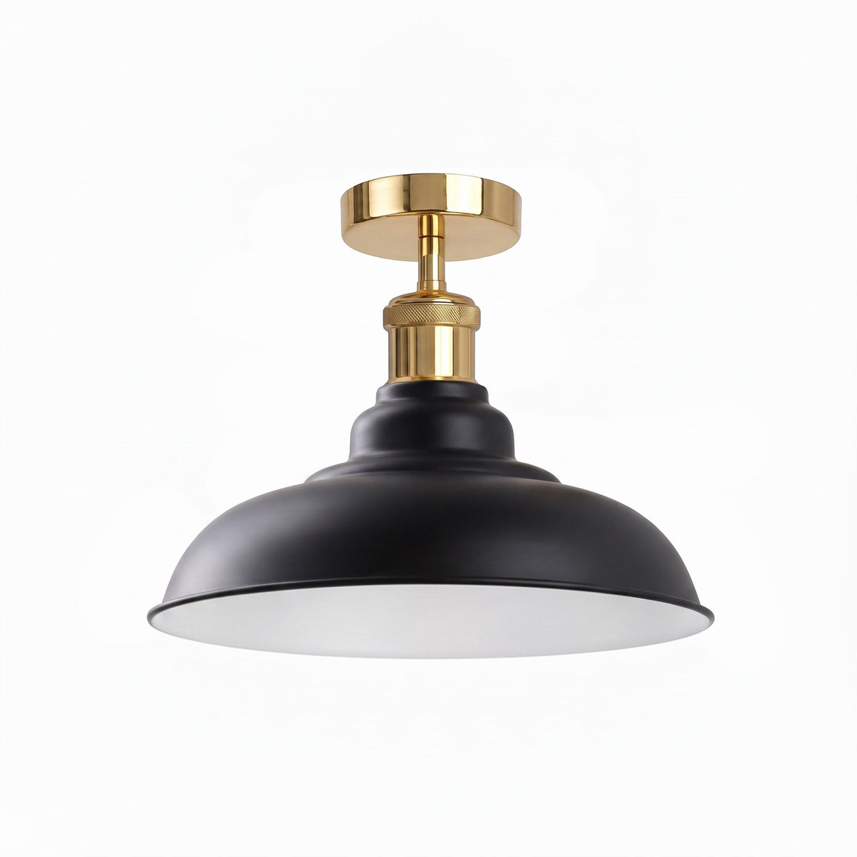 cage semi flush ceiling light