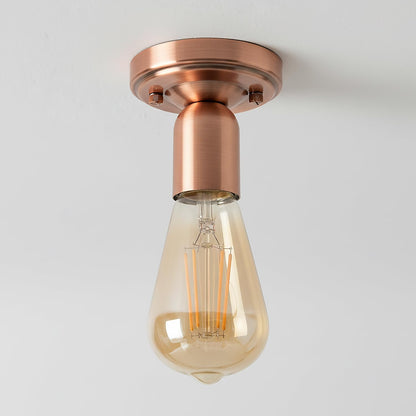 2 Pack Vintage Ceiling Lamp E27 Flush Mount Light Fixture~4085