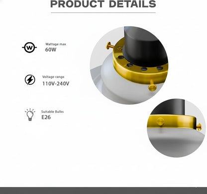 Curvy Metal Shade Ceiling Light, Semi Flush Mount Fixture, E26 Black Holder