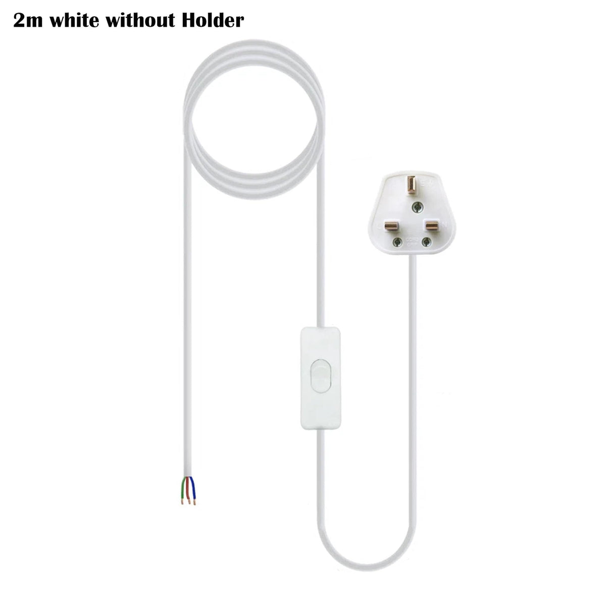 Plug in Pendant Light 2m/4.5m Cable E27 Lamp Holder~4119