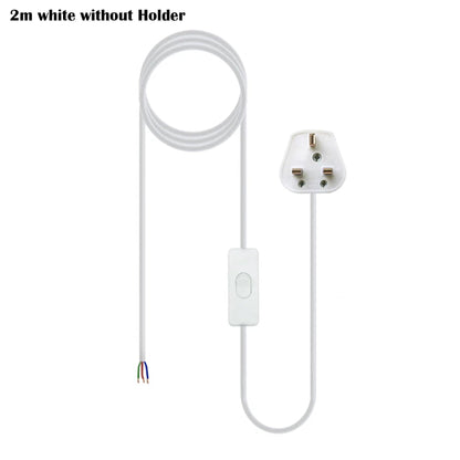 Plug in Pendant Light 2m/4.5m Cable E27 Lamp Holder~4119