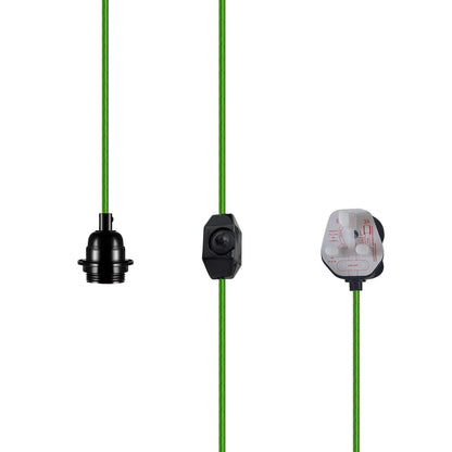 Industrial hanging 4m Plug in Pendant Light Fit~4065