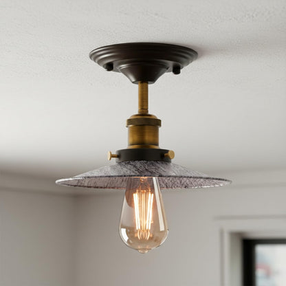 Flush Mount Metal Ceiling Lights Fixtures E27 Base ~4081