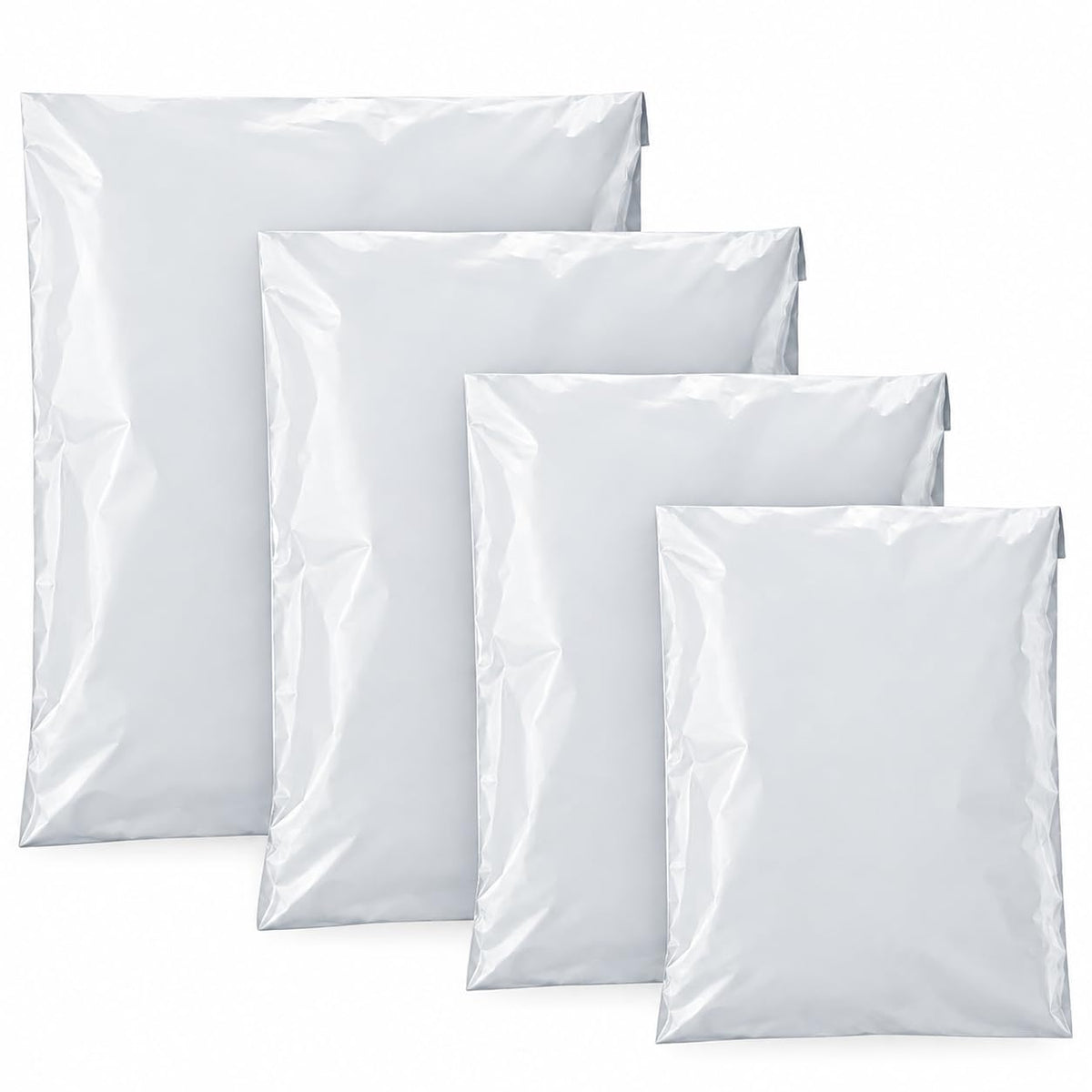 60 Mixed Size Plastic Self Seal Mail Postage Bags ~4074