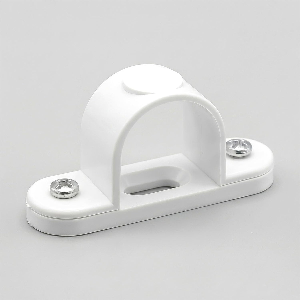 20mm white PVC conduit saddle