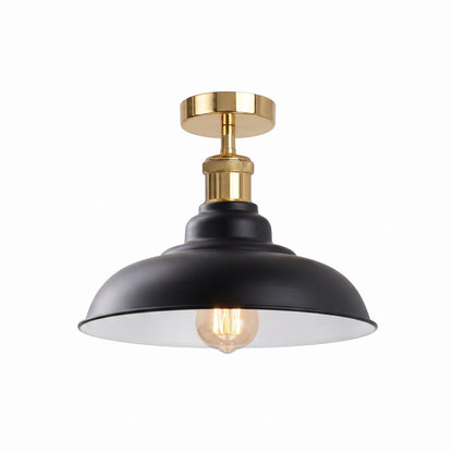 cage semi flush ceiling light