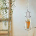 wisted Braided Flex 1m Metal Ceiling Light Fitting Lamp Holder 