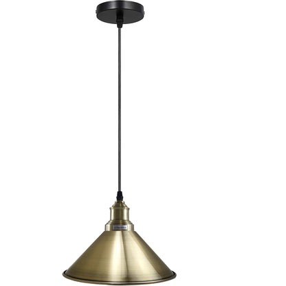 Vintage  Metal Pendant Light – Retro Ceiling Hanging Lamp~4036