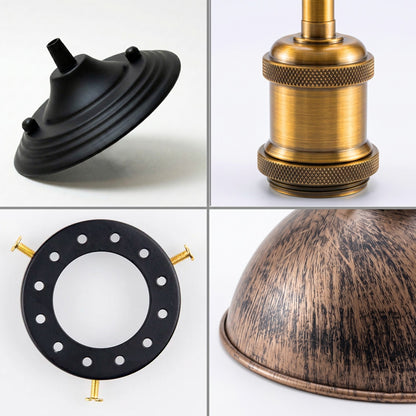 Industrial Ceiling Lights E27 Dome Flush Light Fitting~4090