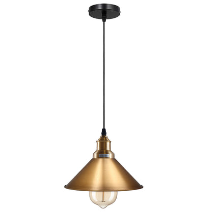 Vintage  Metal Pendant Light – Retro Ceiling Hanging Lamp~4036
