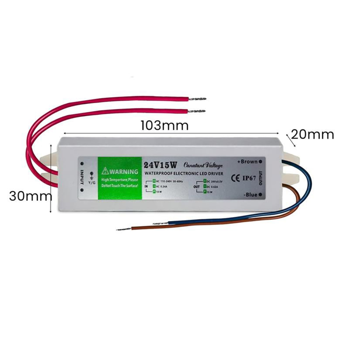 DC12V/24V Waterproof LED Driver Power Supply~4086