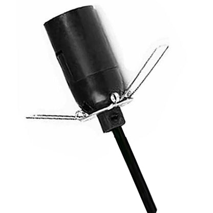 E14 Black UK Plug Light Himalayan Salt Lamp Cord with On/off Switch Safe Plug In ~4228