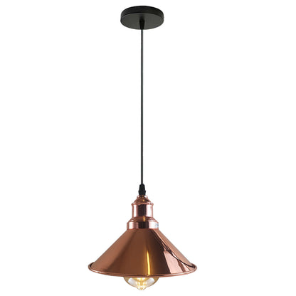 Vintage  Metal Pendant Light – Retro Ceiling Hanging Lamp~4036