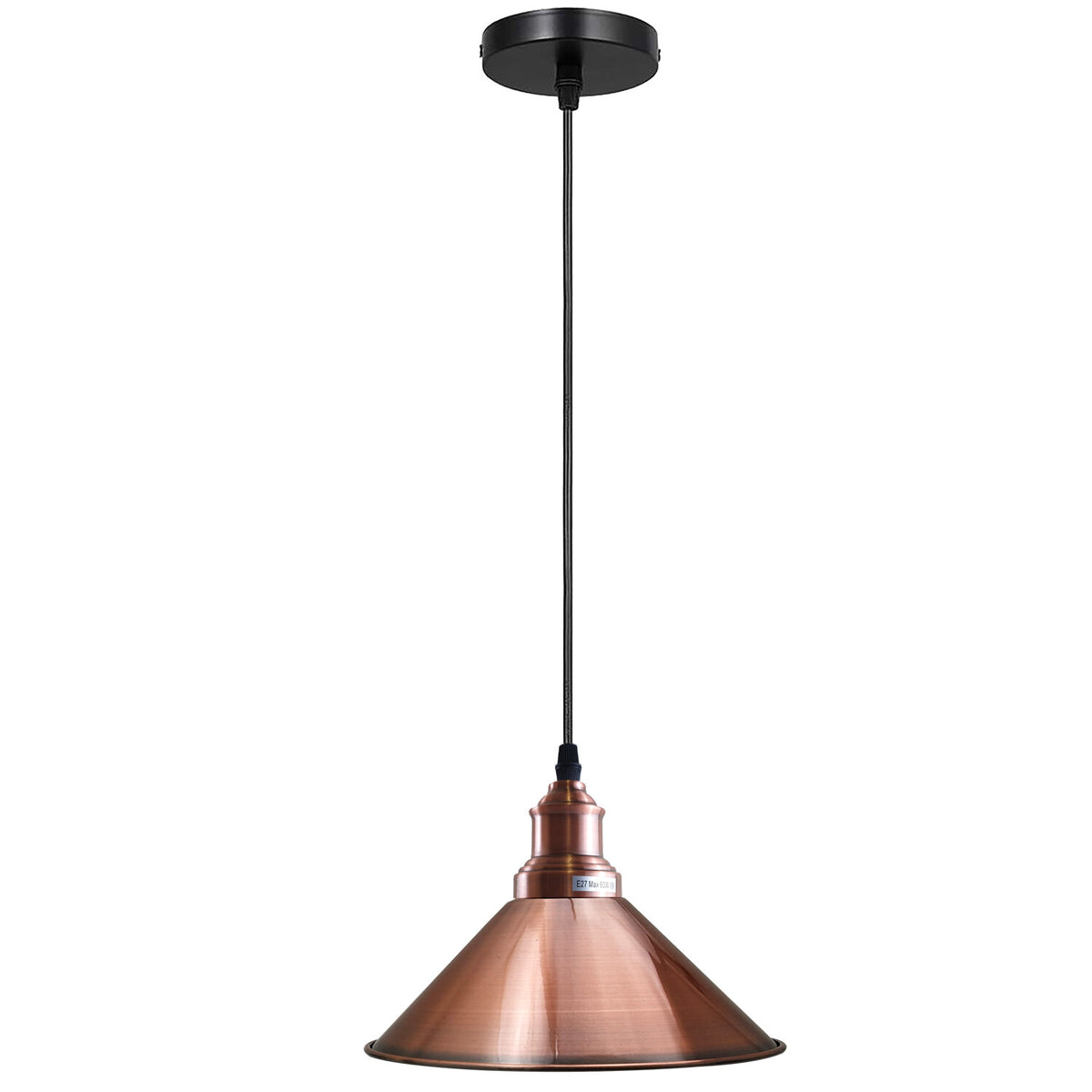 Vintage  Metal Pendant Light – Retro Ceiling Hanging Lamp~4036