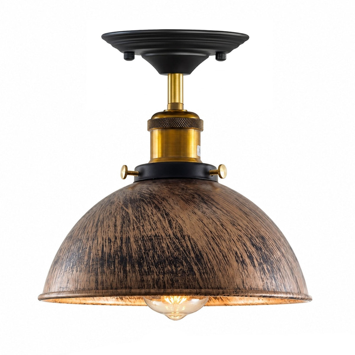 Industrial Ceiling Lights E27 Dome Flush Light Fitting~4090