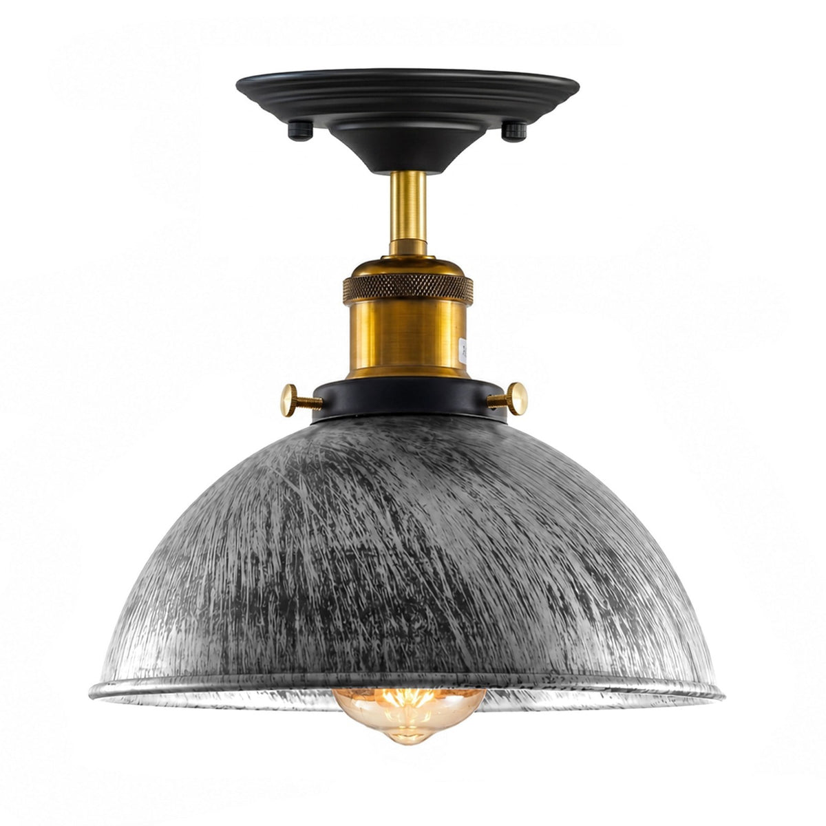 Industrial Ceiling Lights E27 Dome Flush Light Fitting~4090