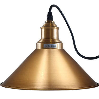 Vintage  Metal Pendant Light – Retro Ceiling Hanging Lamp~4036