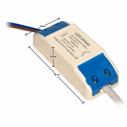 Constant Current LED Driver 3W/5W/7W/9W/12W/18W/24W/36W Transformer DC 8V-137V