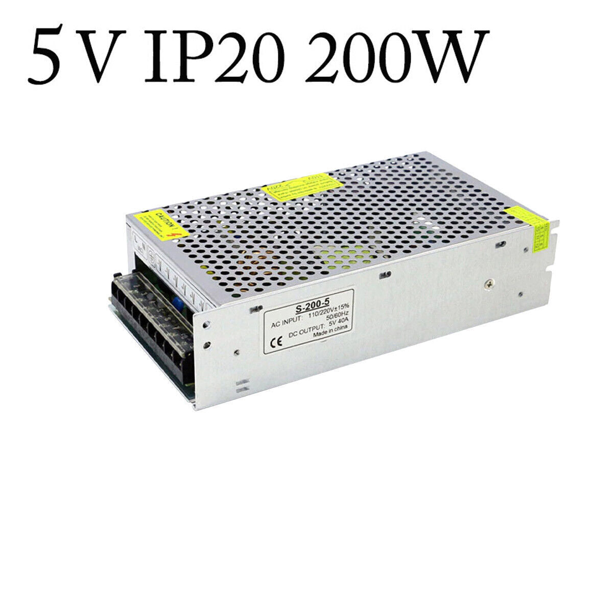 DC5V IP20 LED Driver Switching Power Supply