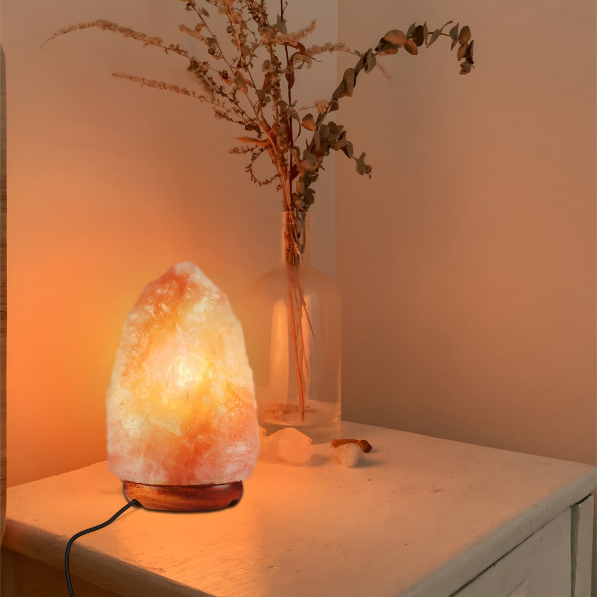 E14 Black UK Plug Light Himalayan Salt Lamp Cord with On/off Switch Safe Plug In ~4228