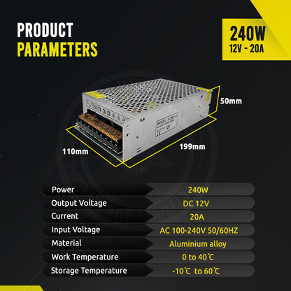 12V 24V IP20 Indoor Switching LED Power Supply~4057