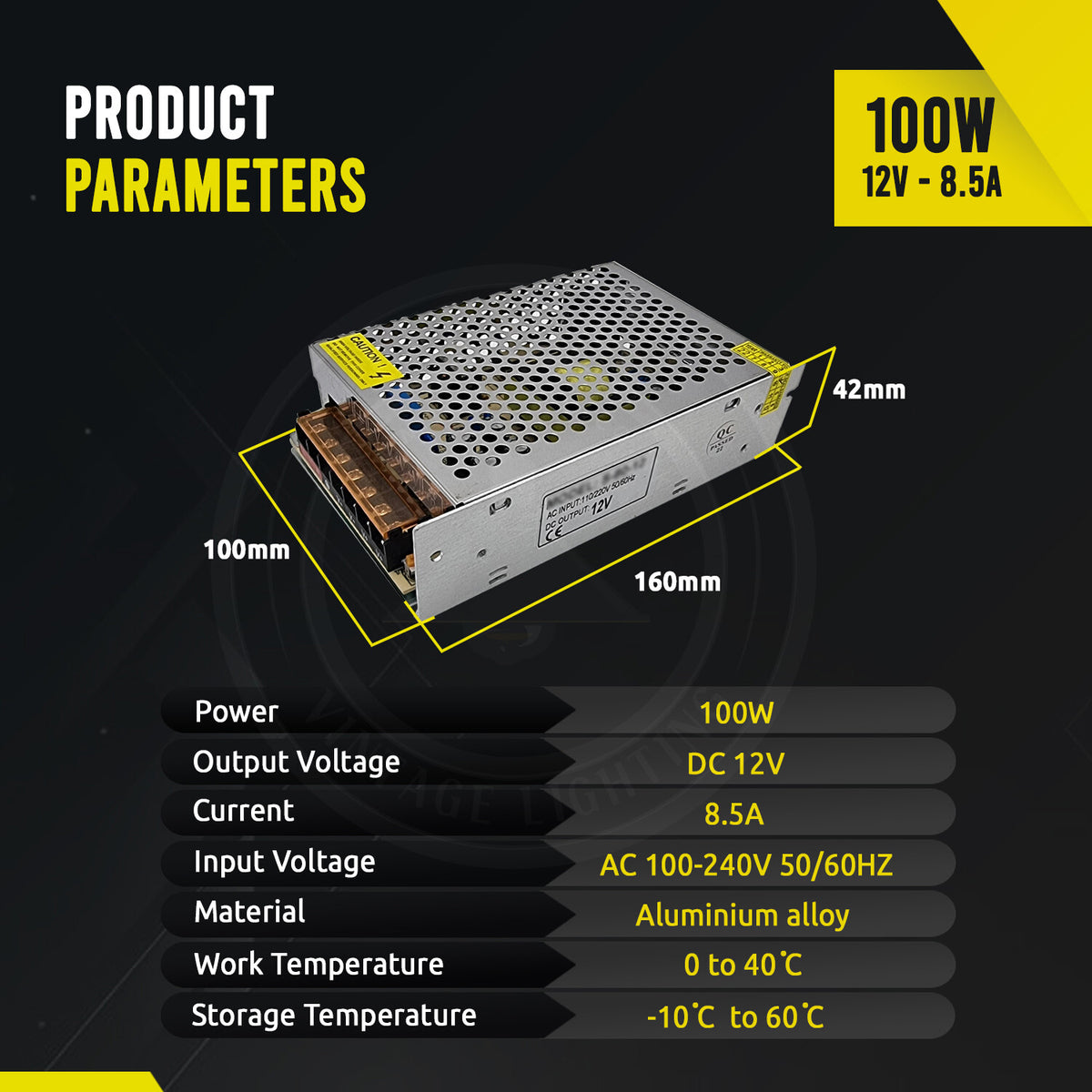 12V 24V IP20 Indoor Switching LED Power Supply~4057